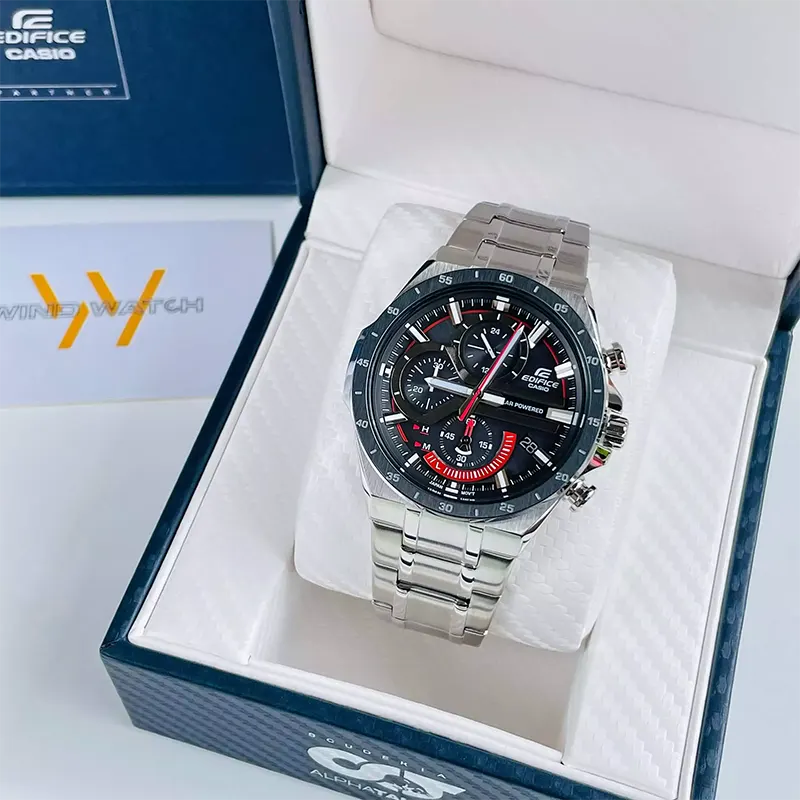 Casio Edifice Solar Powered Analog Men's Watch- EQS-920DB-1AV